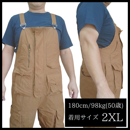 ［他のオーバーオールとは全く違う‼︎］アメリカンワークオーバーオール