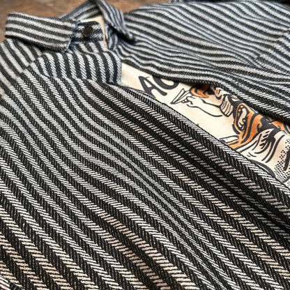 ［白Tシャツとコレで充分‼︎］ストライプシャツ