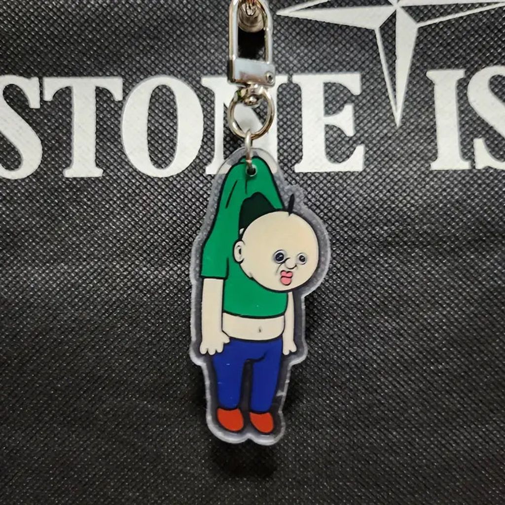 ［おじさんのアクセント］おじさんキーホルダー