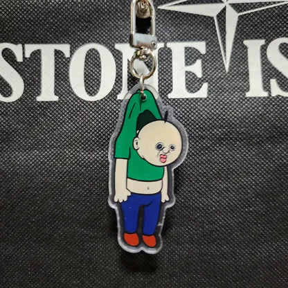 ［おじさんのアクセント］おじさんキーホルダー