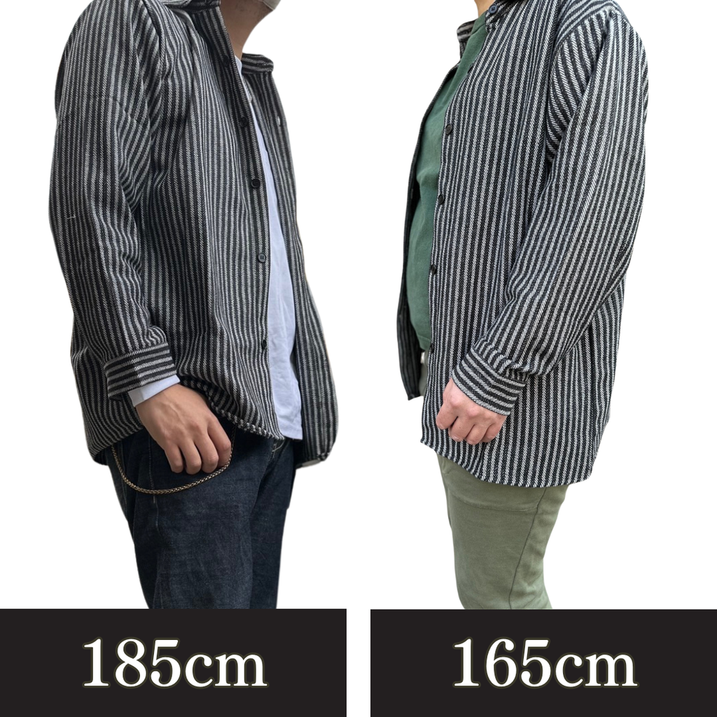 ［白Tシャツとコレで充分‼︎］ストライプシャツ