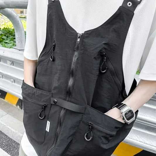 ［BIGベストはデブのマストアイテム‼︎］2WAYアウトドアベストBAG