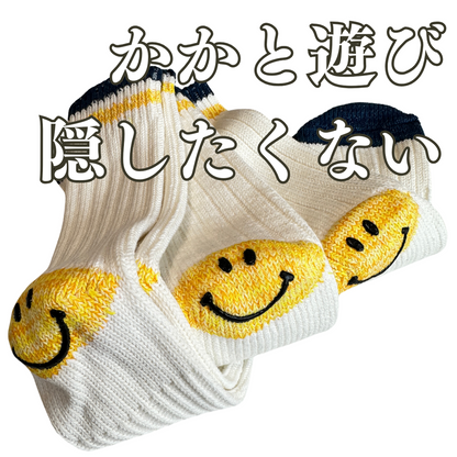［カワ渋‼︎隠したくないオシャレ］1Pニコニコソックス