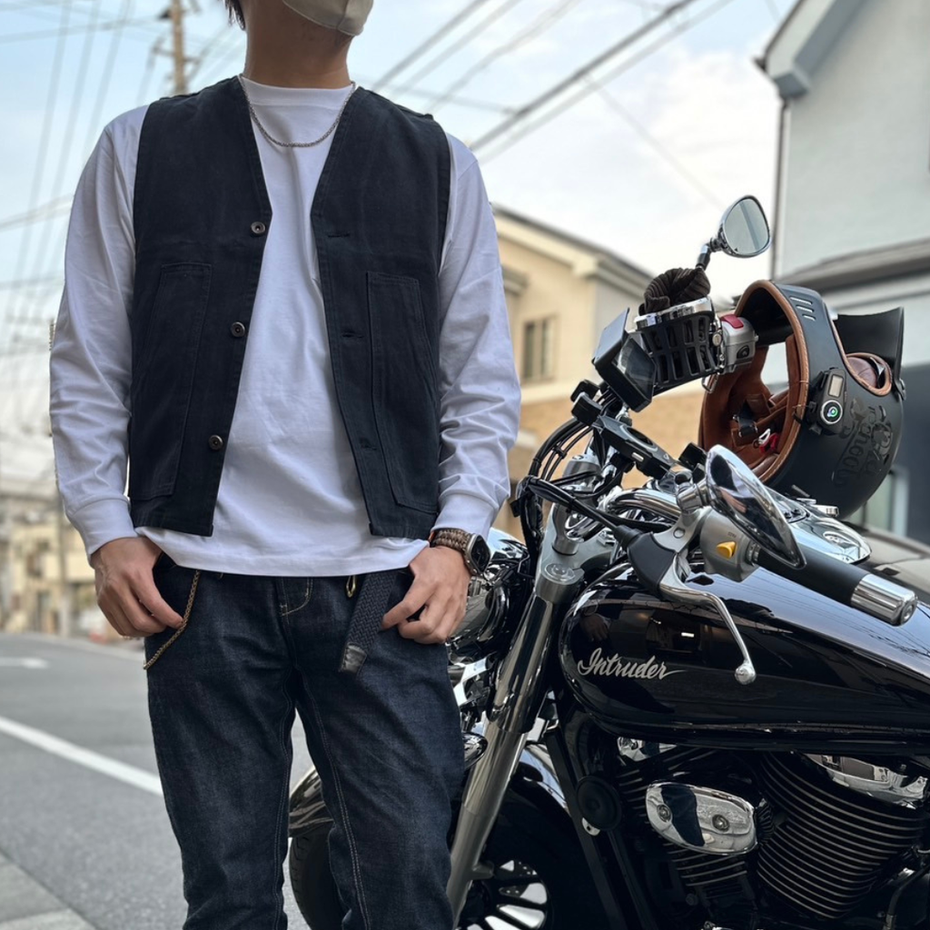 ［ガシガシ使えるデブのためのベスト］ツイルワークベスト