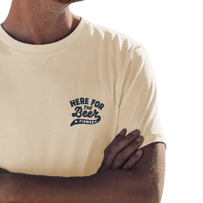 ［デブ好き女子ウケ抜群‼︎］HERE FOR THE Beer T-shirt