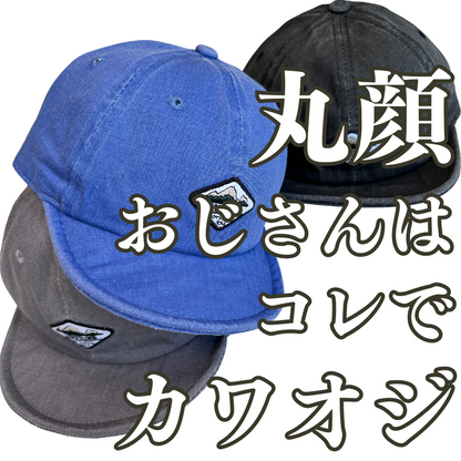 ［丸顔にはコレが似合う‼︎］ヴィンテージウォッシュドコットンキャップ
