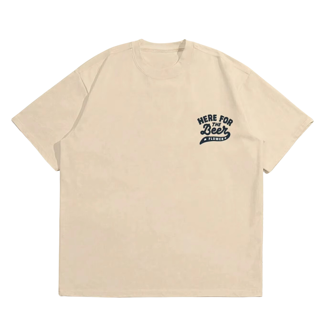［デブ好き女子ウケ抜群‼︎］HERE FOR THE Beer T-shirt