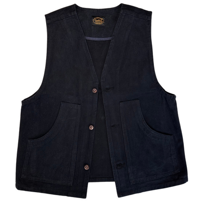 ［ガシガシ使えるデブのためのベスト］ツイルワークベスト