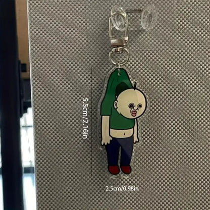 ［おじさんのアクセント］おじさんキーホルダー